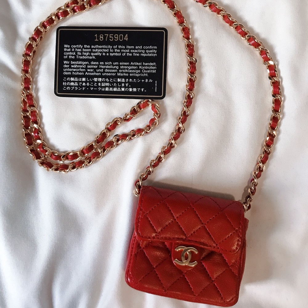 Rare Vintage 1991 Chanel Micro Mini Matelasse
